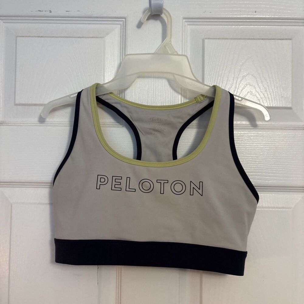 Peloton Cadent Racerback Sports Bra Yoga Gym Athleisure Workout Gear, Sz Medium